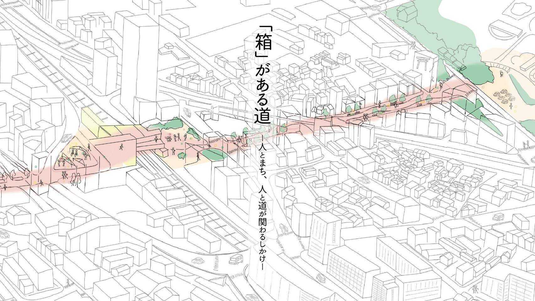 前田侑香さんの受賞提案『箱』がある道―人とまち、人と道が関わるしかけ―
